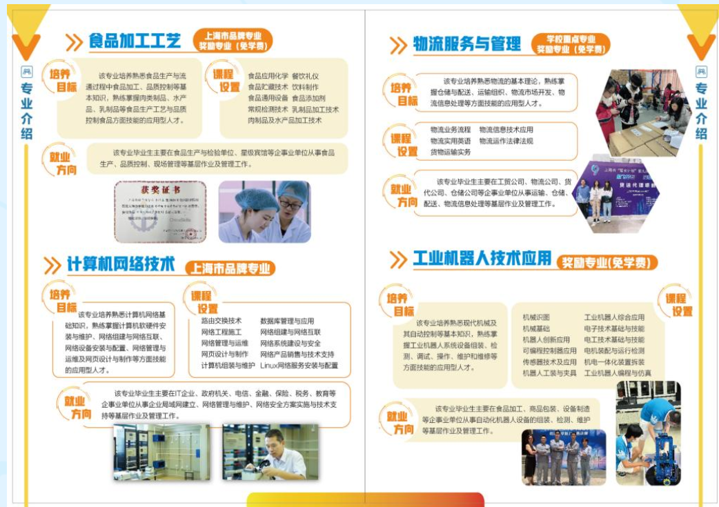 2023年上?？萍脊芾韺W校普通中專招生簡章