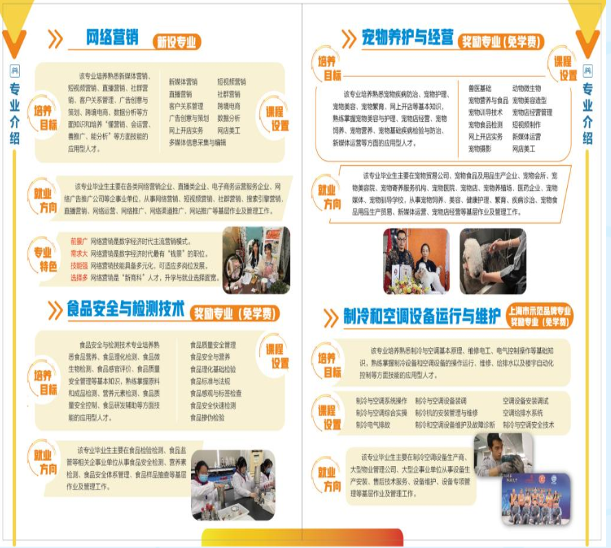 2023年上?？萍脊芾韺W校普通中專招生簡章