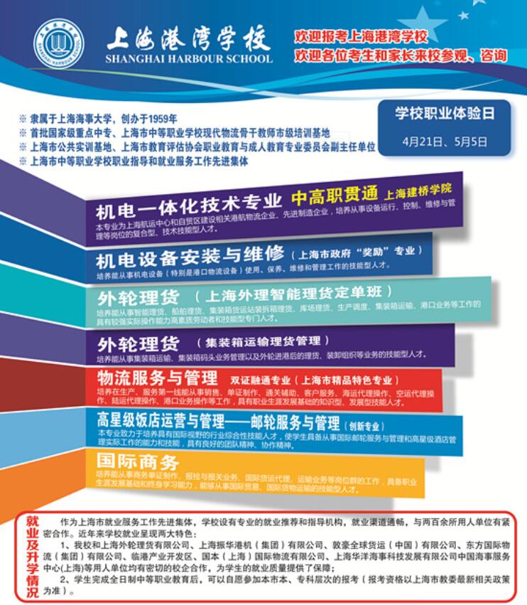 2018年上海港灣學(xué)校招生簡(jiǎn)章